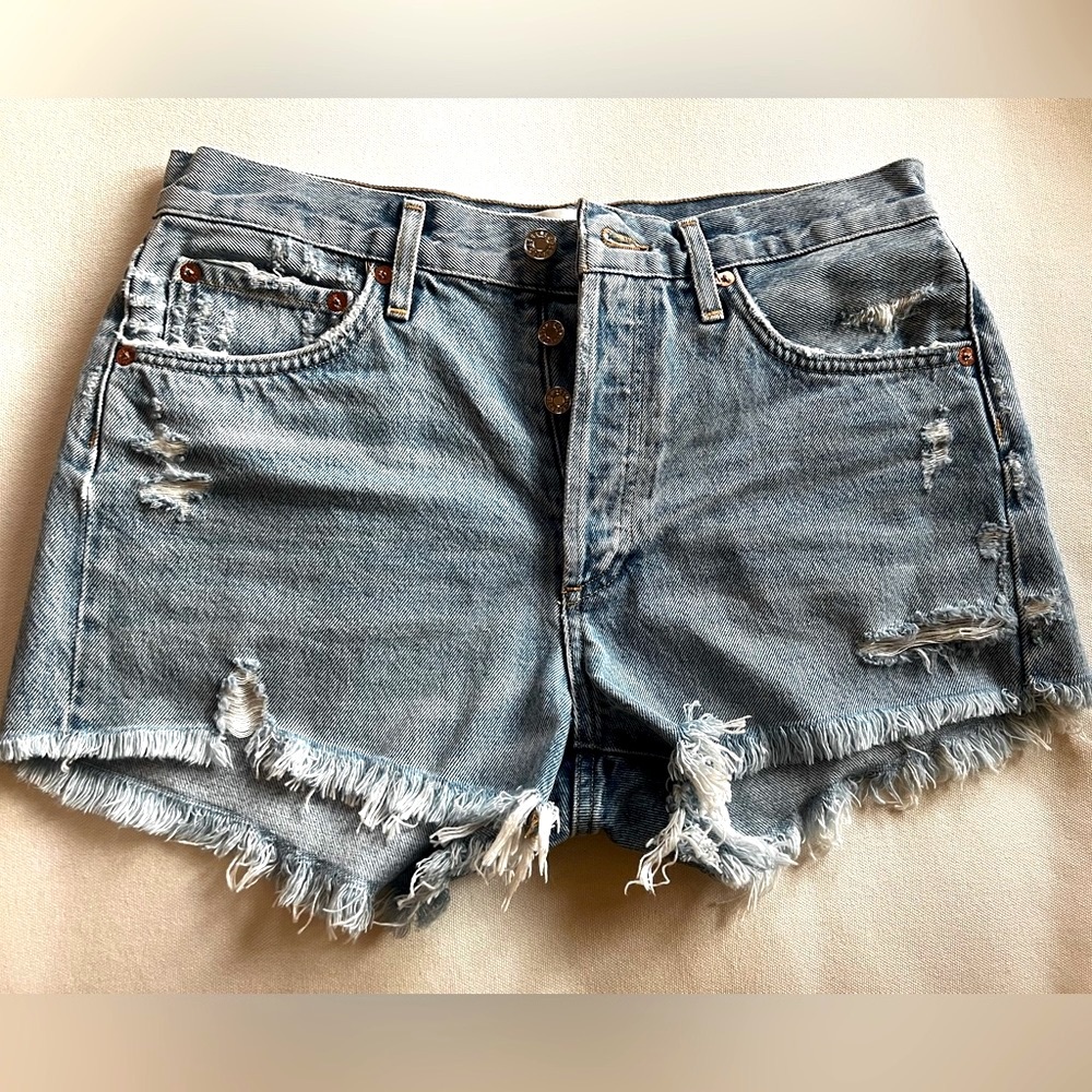 AGOLDE Parker Vintage Cut Off Short in Swapmeet Size 27